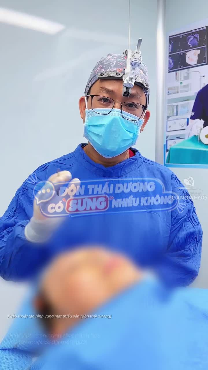 Độn thái dương có sưng nhiều hay không?