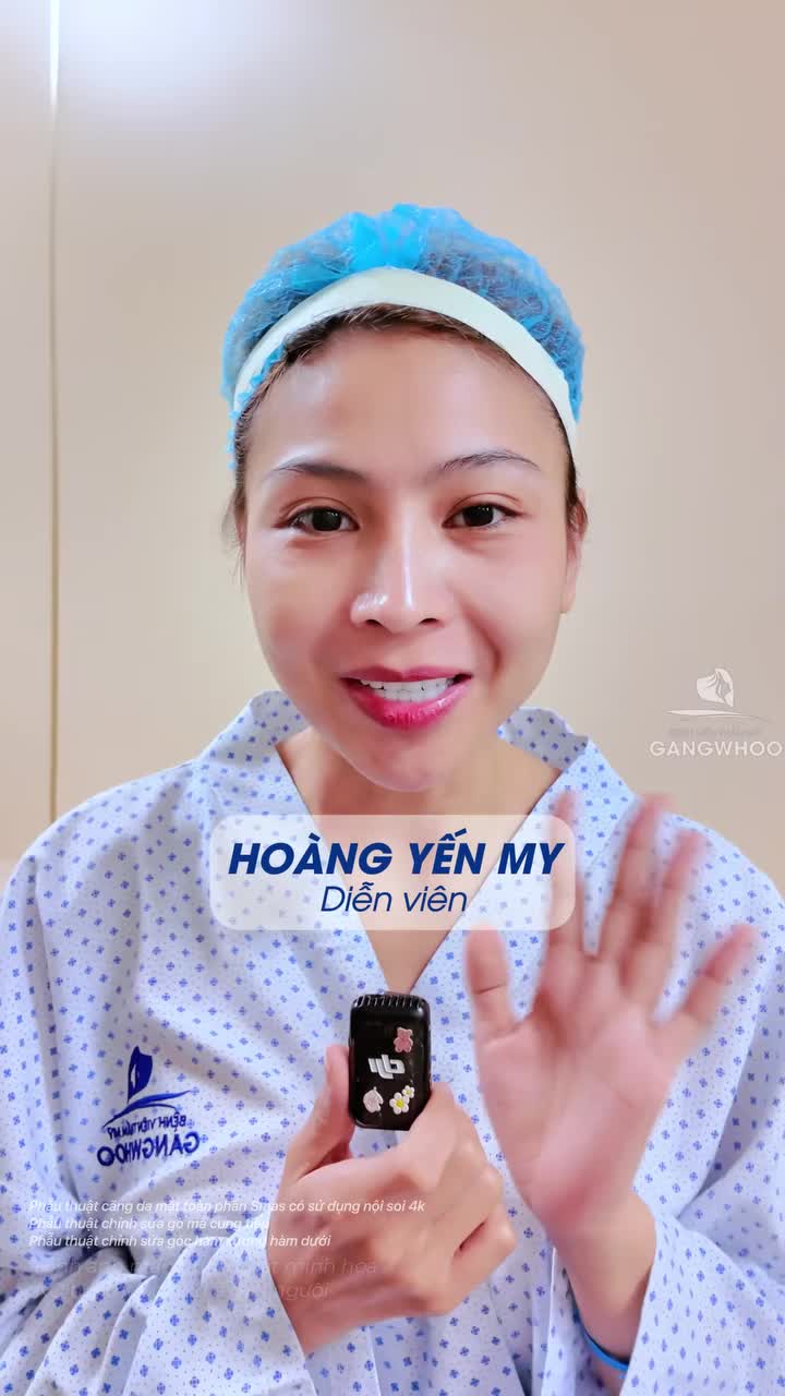 Diễn viên Yến My hành trình khắc phục biến dạng sau làm đẹp nơi khách tại Bệnh viện thẩm mỹ Gangwhoo.