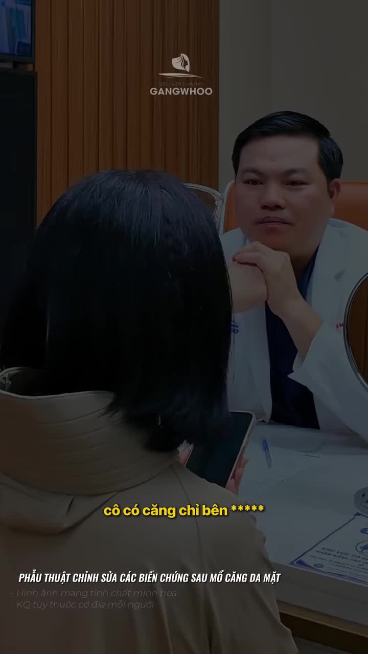 Tự ti mặc cảm do sẹo xấu căng da mặt nơi khác - cuối cùng tìm đến Bệnh viện thẩm mỹ Gangwhoo