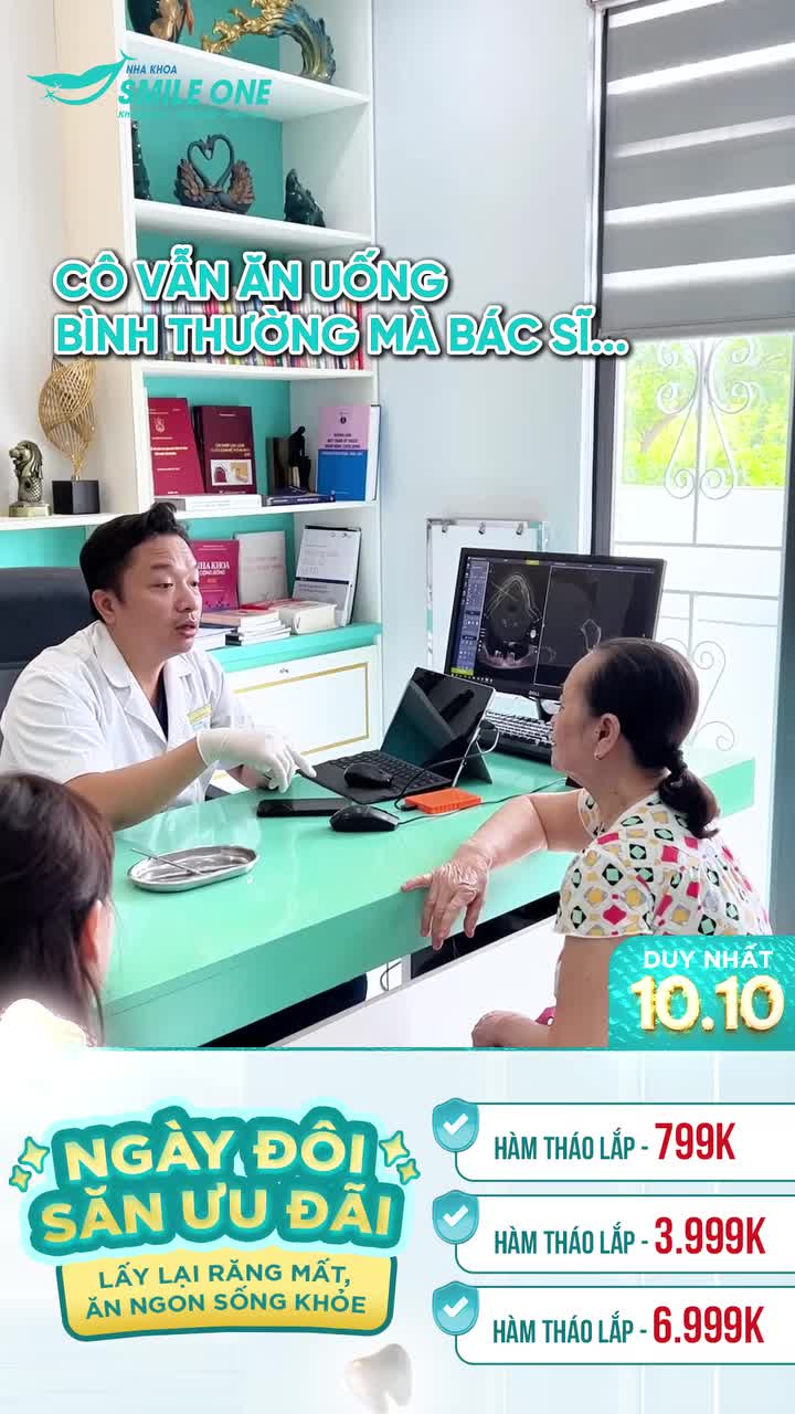 “Mất mấy cái răng thôi bác sĩ ạ, cô vẫn ăn được…”
