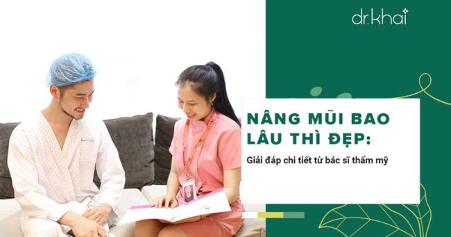Nâng mũi bao lâu thì đẹp ổn định? Thời gian để mũi gom lại hết sưng