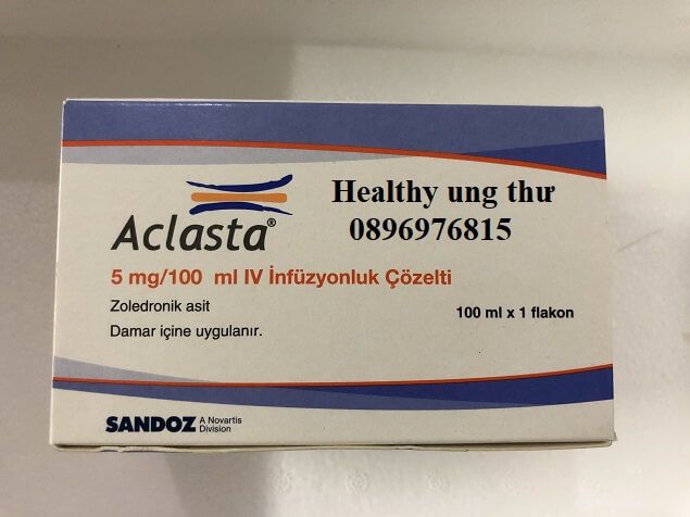 Thuốc Aclasta 5mg/100ml acid Zoledronic điều trị loãng xương