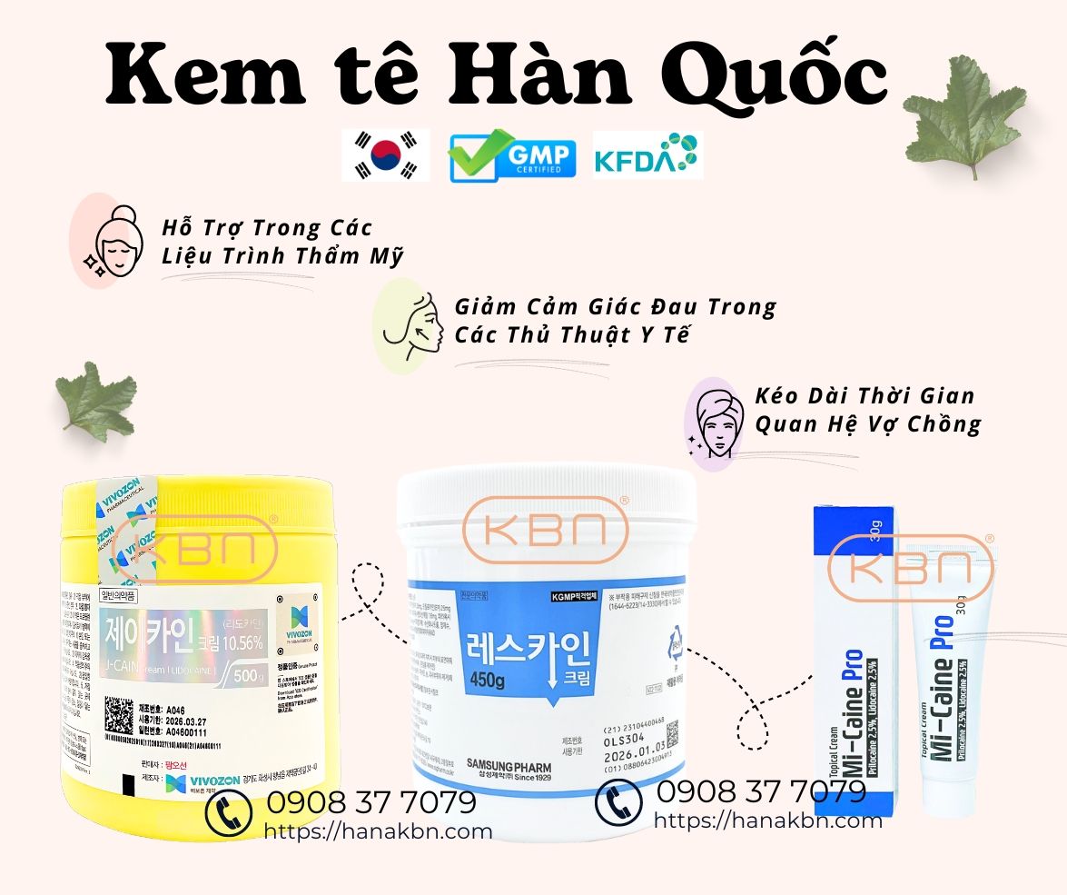 Kem ủ tê kéo dài thời gian quan hệ hiệu quả