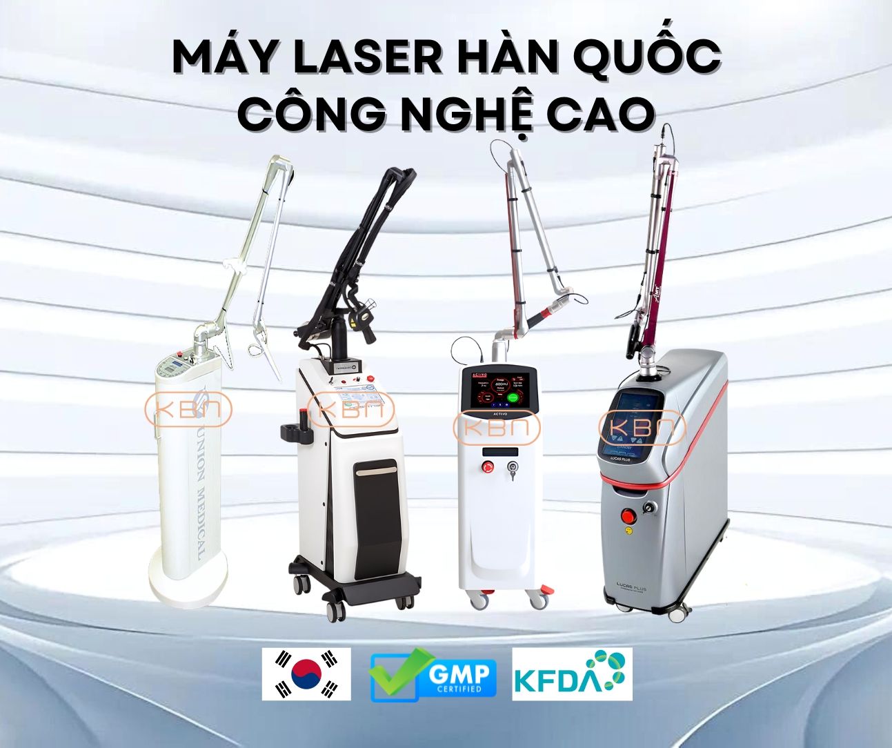 Top máy laser Hàn Quốc dùng trong thẩm mỹ công nghệ cao