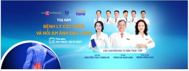 TỌA ĐÀM VỀ BỆNH LÝ CỘT SỐNG VÀ NỖI ÁM ẢNH ĐAU LƯNG