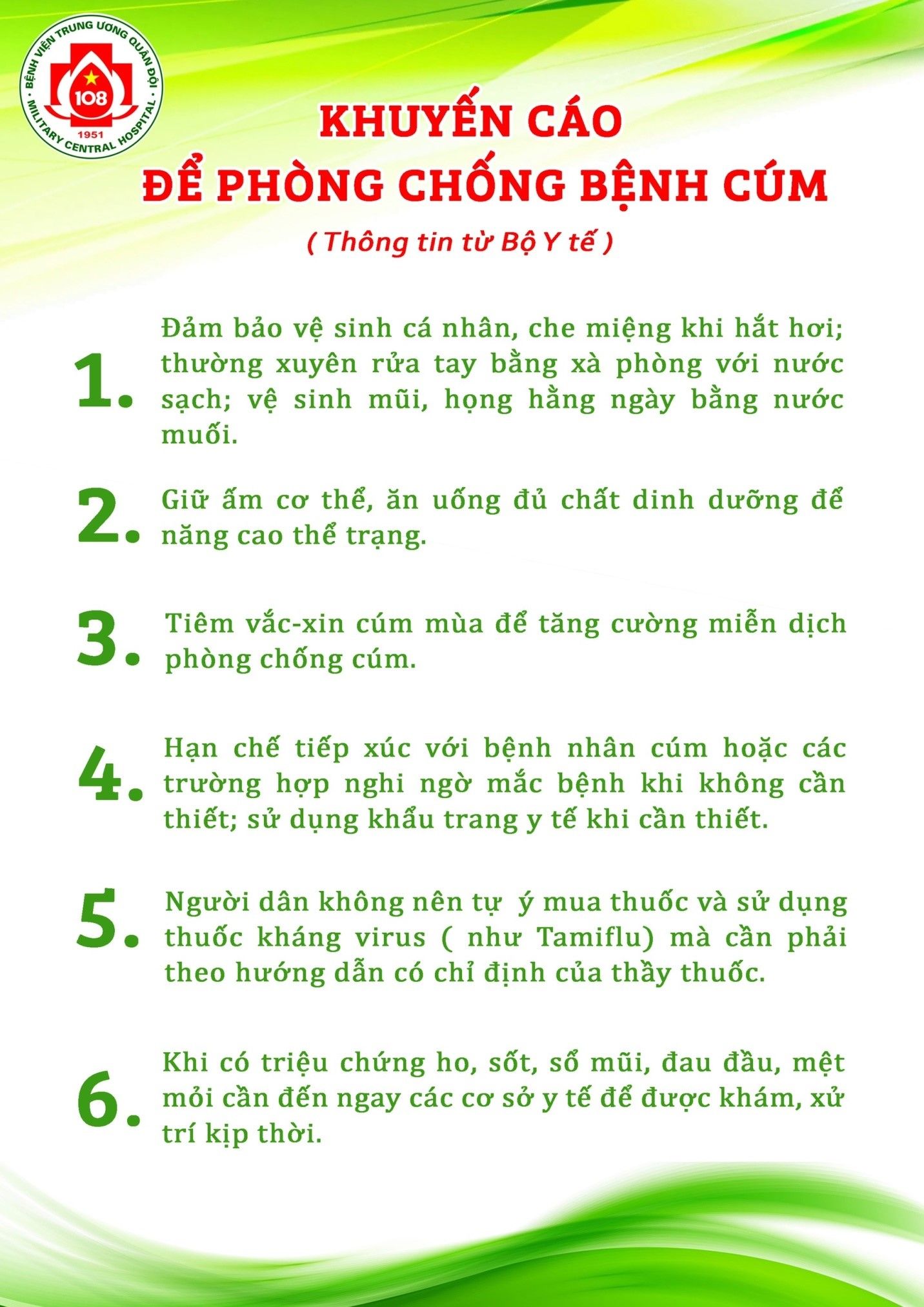 Viêm phổi không rõ căn nguyên tại Vũ Hán, Trung Quốc - Bệnh viện 108
