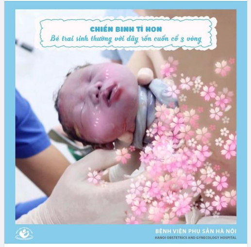 3 vòng hoa quấn cổ vẫn sinh thường an toàn “Chào thế giới, là con đây ạ”