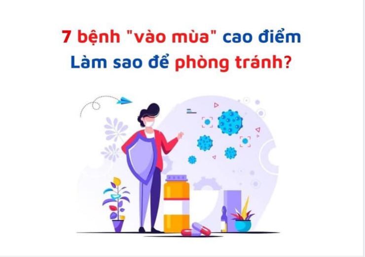 CẢNH GIÁC 7 BỆNH DỄ MẮC KHI THỜI TIẾT GIAO MÙA XUÂN - HÈ