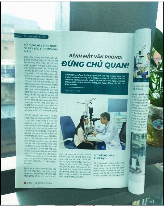 BỆNH MẮT VĂN PHÒNG: đừng chủ quan