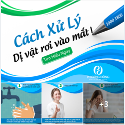 CÁCH XỬ LÝ DỊ VẬT RƠI VÀO MẮT