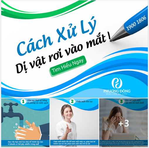 CÁCH XỬ LÝ DỊ VẬT RƠI VÀO MẮT