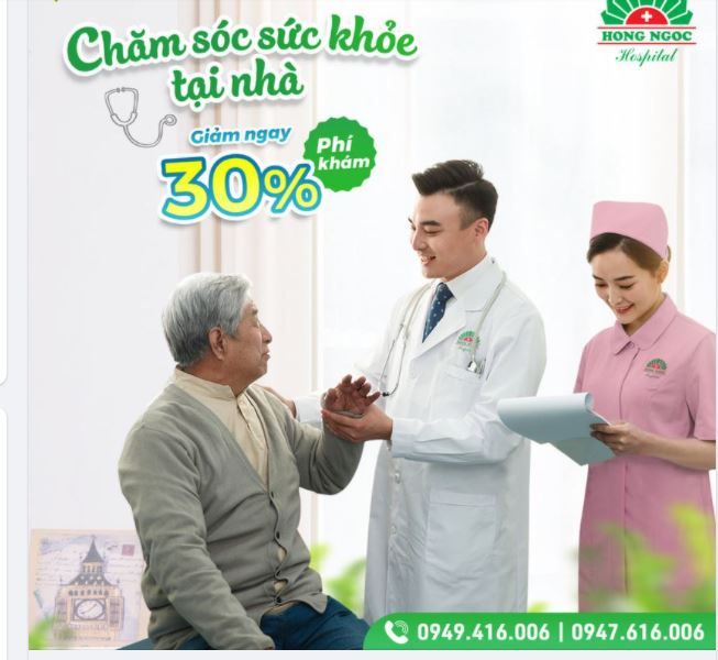 CHĂM SÓC SỨC KHOẺ TẠI NHÀ – GIẢM NGAY 30% PHÍ KHÁM