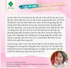 Cô gái văn phòng Uyển Như đã tháo kính thành công cùng bệnh viện Mắt Sài Gòn.
