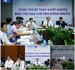 HỘI THẢO PHẪU THUẬT THAY KHỚP KHUỶU ĐIỀU TRỊ HẠN CHẾ VẬN ĐỘNG KHUỶU