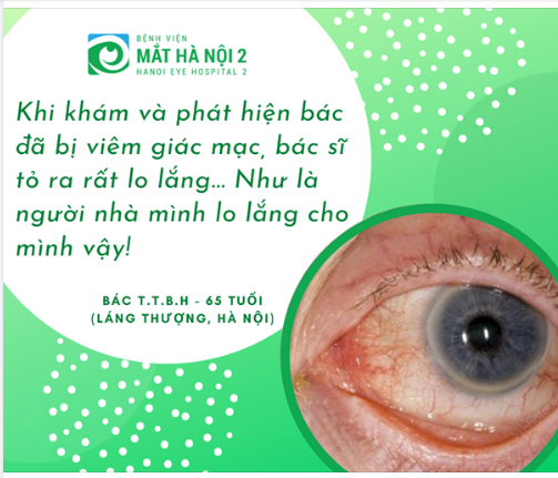 Điều trị thành công bệnh viêm bờ mi mãn tính tại Bệnh viện Mắt Hà Nội 2-72 Nguyễn Chí Thanh