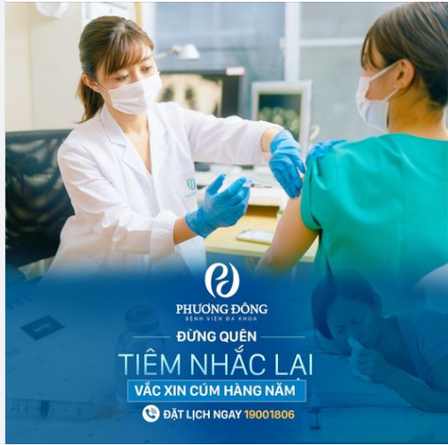 ĐỪNG QUÊN TIÊM NHẮC LẠI VẮC XIN CÚM HÀNG NĂM!!