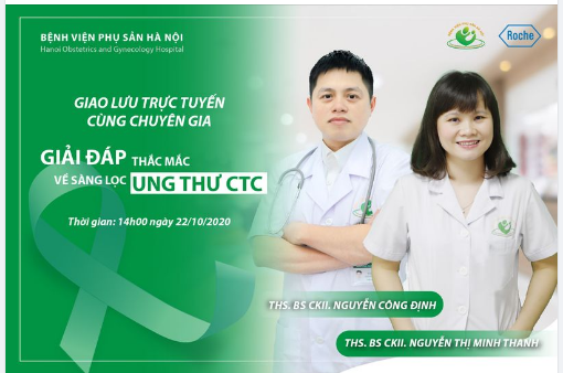 Giải đáp thắc mắc về sàng lọc ung thư cổ tử cung (14h00 ngày 22/10/2020)