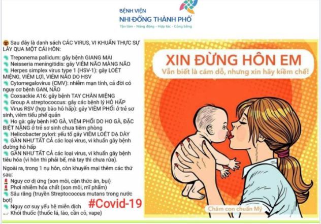 ỆNH NHI MỚI 14 THÁNG BỊ LÂY COVID-19 NHIỀU KHẢ NĂNG TỪ  SAU LẦN  ĐƯỢC BẾ LÊN ÔM HÔN