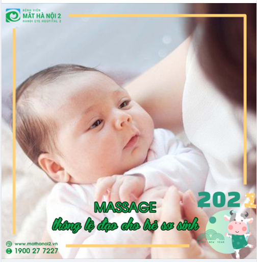 MASSAGE THÔNG LỆ ĐẠO CHO TRẺ SƠ SINH