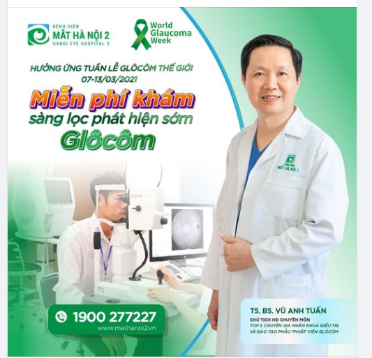 MIỄN PHÍ KHÁM SÀNG LỌC PHÁT HIỆN SỚM GLÔCÔM