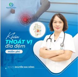 Miễn phí khám thoát vị đĩa đệm cùng PGS.TS Nguyễn Mai Hồng