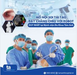 MỔ NỘI SOI TÁI TẠO DÂY CHẰNG CHÉO VỚI ROBOT