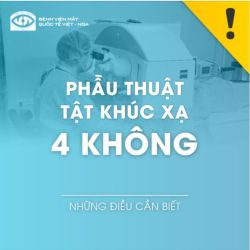 Phẫu thuật tật khúc xạ 4 không
