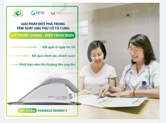 Sàng lọc ung thư cổ tử cung bằng kỹ thuật không xâm lấn Truscreen