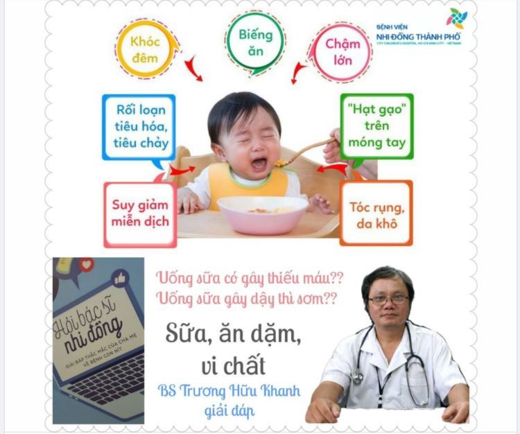 SỮA, ĂN DẶM VÀ VI CHẤT