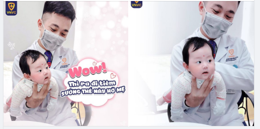 THÌ RA ĐI TIÊM LÀ SƯỚNG NHƯ NÀY HỞ MẸ? BÁC SĨ CƯNG CHIỀU CON NHƯ VẬY LÀ CON THÍCH LẮM NHA