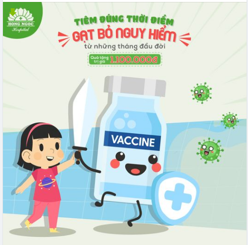TIÊM ĐÚNG THỜI ĐIỂM GẠT BỎ NGUY HIỂM từ những tháng đầu đời