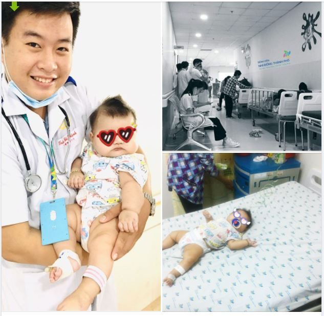 TIỂU SUMO, LÀN DA TRẮNG TRẺO NHƯNG THỰC SỰ XANH XAO, 6 THÁNG TUỔI ĐÃ NẶNG HƠN 9 KÍ