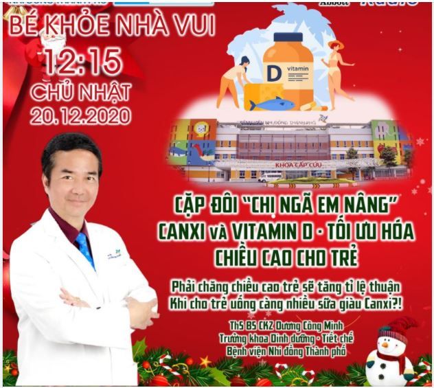 CẶP ĐÔI "CHỊ NGÃ EM NÂNG" CALCI & VITAMIN D - TỐI ƯU HOÁ CHIỀU CAO CHO TRẺ"