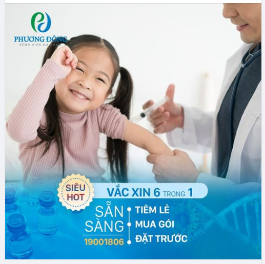 VẮC XIN 6 TRONG 1 CỦA PHÁP SẴN SÀNG TIÊM LẺ MUA GÓI  ĐẶT TRƯỚC