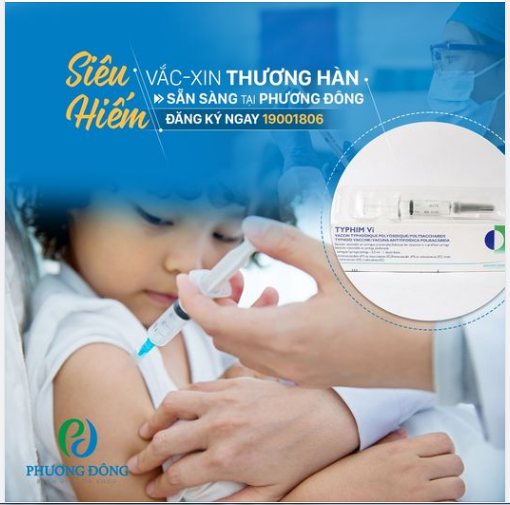 Vắc xin thương hàn Typhim VI sẵn sàng tại Phương Đông