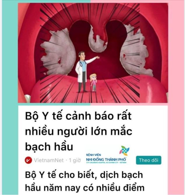 KHÔNG THỂ LƠ LÀ - VẮCXIN BẠCH HẦU & CÁC CÂU HỎI CƠ BẢN