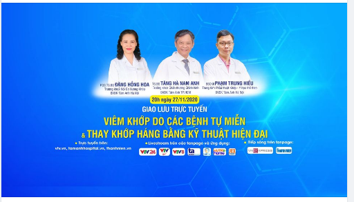 “VIÊM KHỚP DO CÁC BỆNH TỰ MIỄN THAY KHỚP HÁNG BẰNG KỸ THUẬT HIỆN ĐẠI”