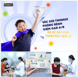 VNVC ĐÃ CÓ ĐẦY KHO SIÊU PHẨM TWINRIX (BỈ) - VẮC XIN DUY NHẤT THẾ GIỚI PHÒNG NHIỄM VIRUS VIÊM GAN A+B, PHÒNG UNG THƯ GAN DO VIRUS VIÊM GAN B TRONG CÙNG MỘT MŨI TIÊM.
