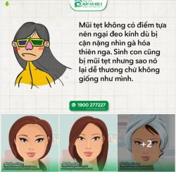 CHỌN KÍNH CHO NGƯỜI "MŨI TẸT"