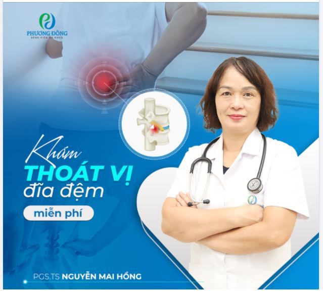 Miễn phí khám thoát vị đĩa đệm với PGS.TS Nguyễn Mai Hồng