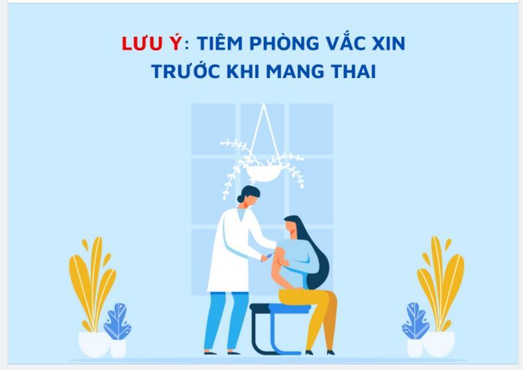 NHỮNG LOẠI VẮC XIN CHỊ EM CẦN TIÊM PHÒNG TRƯỚC KHI MANG THAI