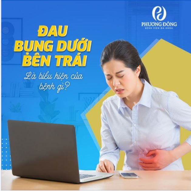 Đau bụng dưới bên trái là biểu hiện của bệnh gì?