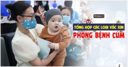 TỔNG HỢP CÁC LOẠI VẮC XIN PHÒNG BỆNH CÚM