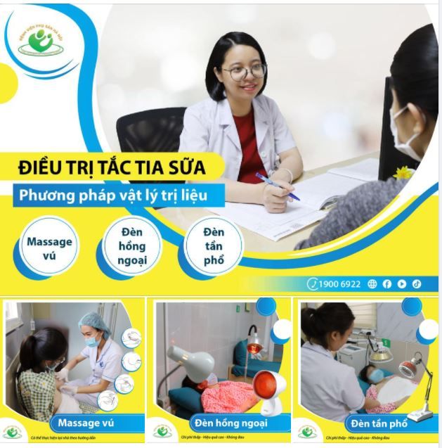 Điều trị tắc tia sữa bằng vật lý trị liệu (phần 1): Đèn hồng ngoại, đèn tần phổ