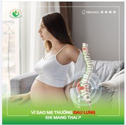 Vì sao mẹ thường đau lưng khi mang thai?