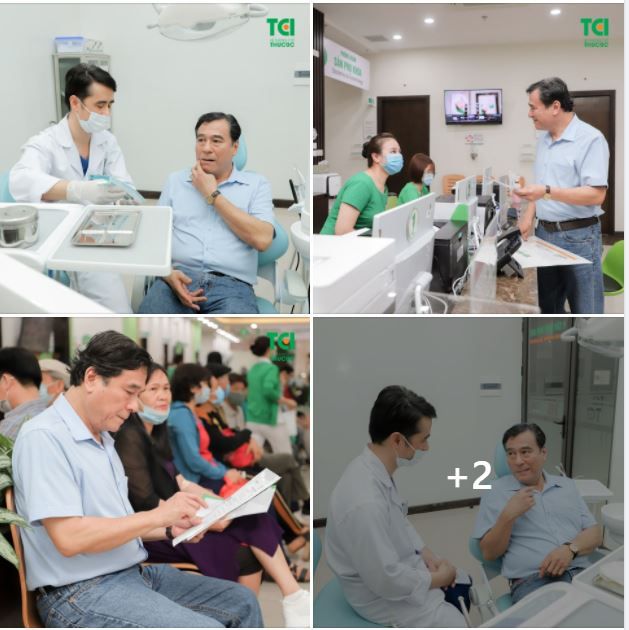 THEO CHÂN NSND MẠNH CƯỜNG ĐẾN THĂM KHÁM RĂNG ĐỊNH KỲ TẠI THU CÚC
