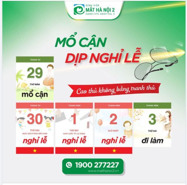 NGHỈ LỄ: THỜI ĐIỂM VÀNG ĐỂ MỔ CẬN THÁO KÍNH