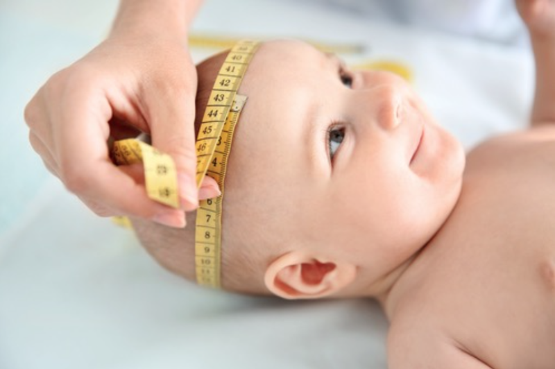 Chu vi vòng đầu của trẻ theo độ tuổi