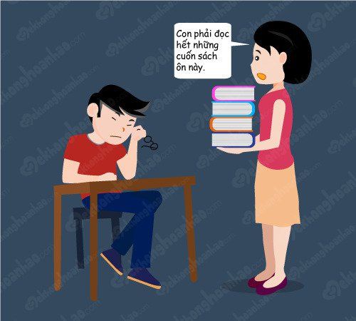 Giúp con xả stress trước khi thi