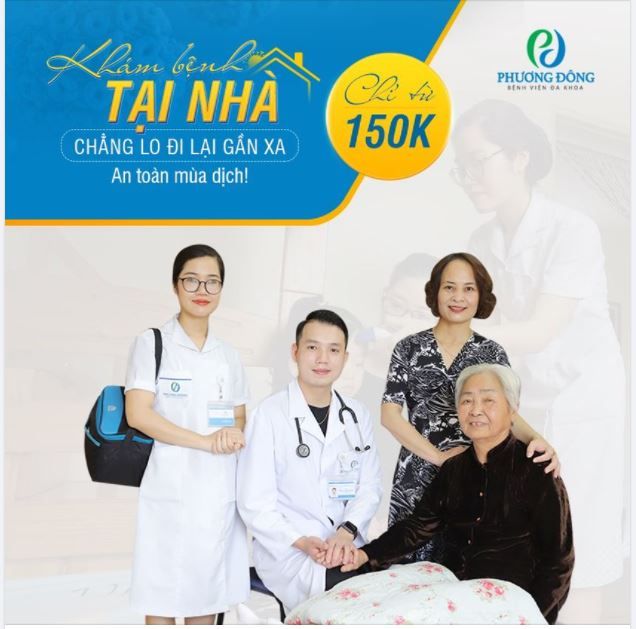 Khám bệnh tại nhà - Khỏi lo đi lại gần xa  Tiết kiệm thời gian - An toàn mùa dịch